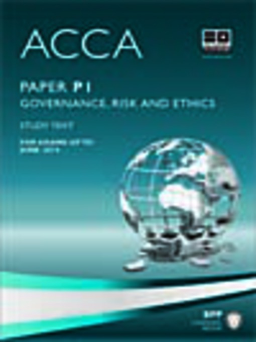 Upplýsingar um ACCA P1 - Professional Accountant - Study Text 2013 eftir BPP Learning Media - Biðlisti